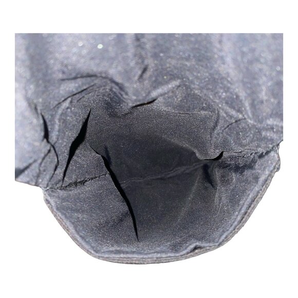 Handcrafted Quilted Crossbody Bag With Floral Appliqué Design & Button Closure - Picture 6 of 7